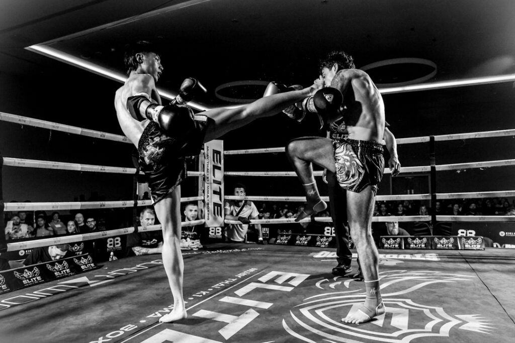 Combat sports fight photographed from ringside by FightFrames